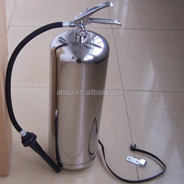 Stainless Steel SUS304 foam water type fire extinguisher 6L 9L 12L Portable SS 304 fire extinguisher
