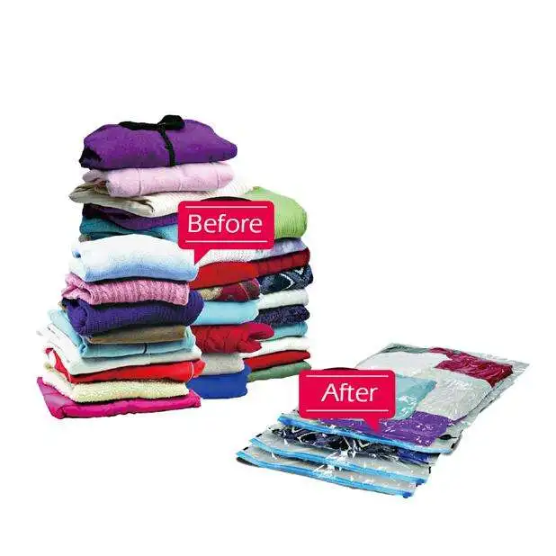 Dust-protected Plastic Compression Storage Vacuum Packing Bag