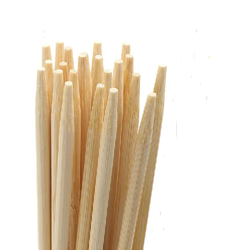 Different size bbq stick bamboo skewer and easily cleaned sticks