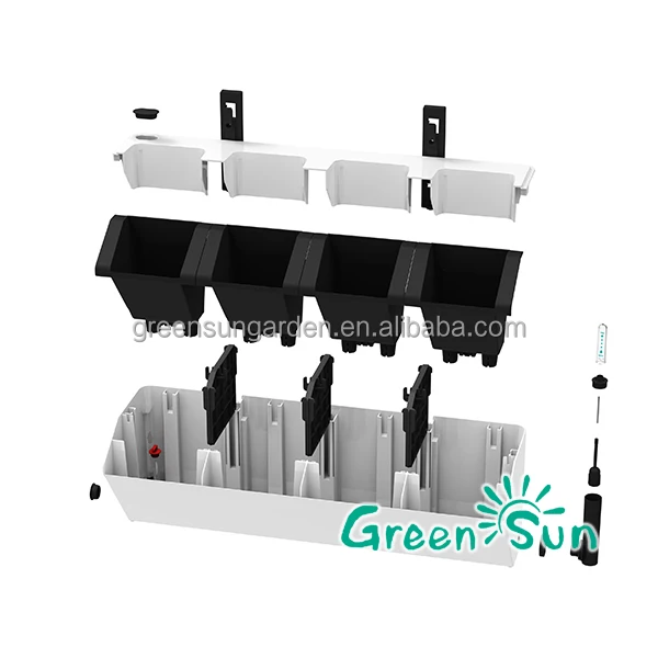 
vertical garden green wall module Living Wall Planter greensun hydroFalls 