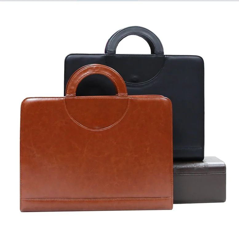 High quality leather case /portfolio/ briefcase for men
