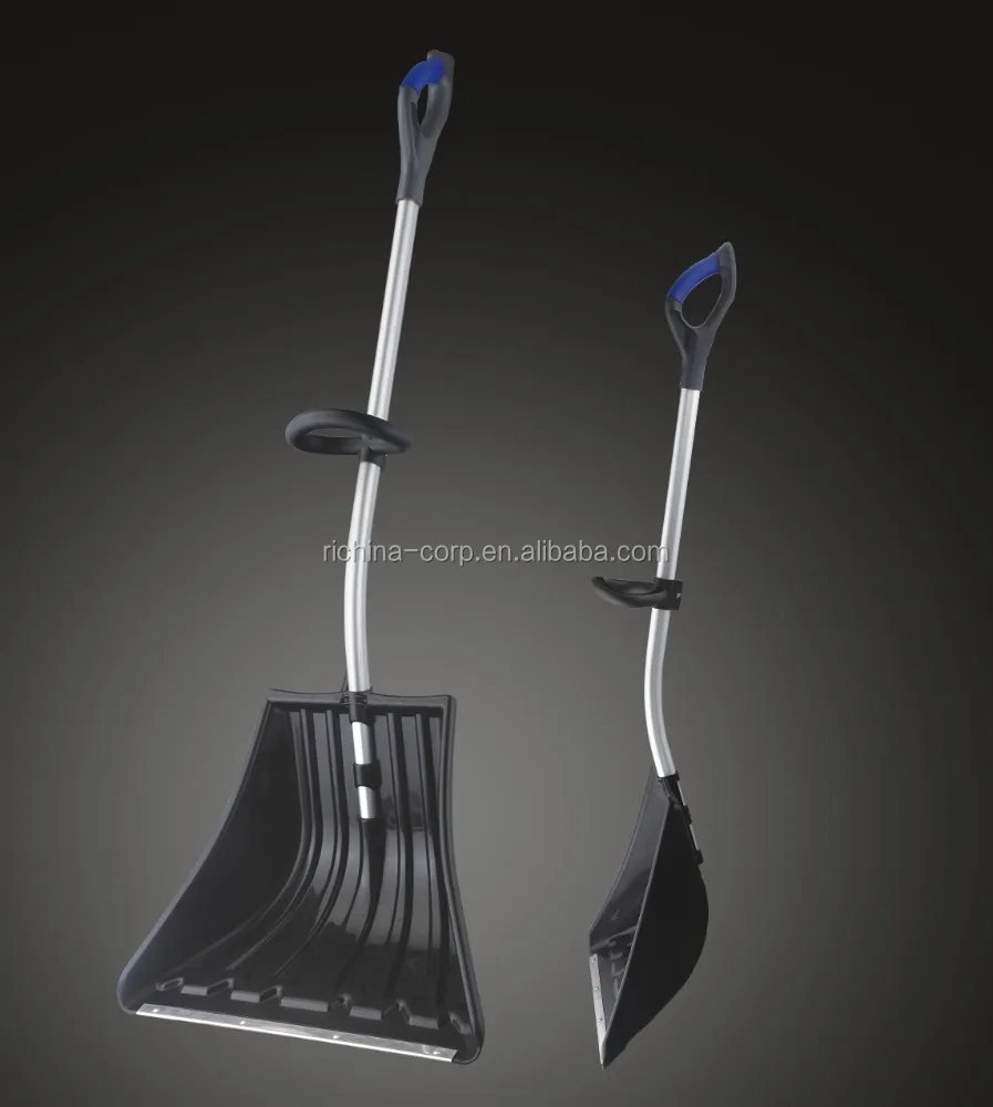 Two Grip Design Large Blade Ergonomic Handle Snow Scoop Shovel