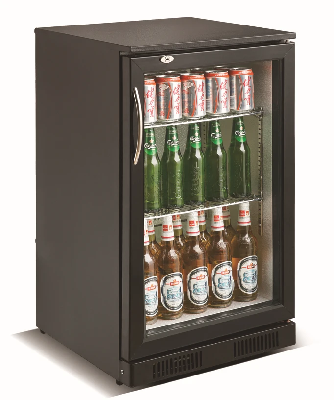 WEILI wholesale custom 138L single glass door beer fridge back bar mini refrigerator equipment