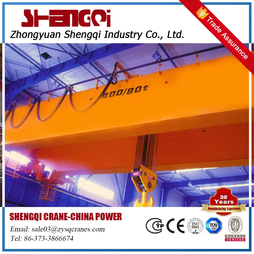 Working 3 hours Double Beam EOT Crane