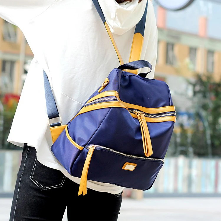 Japan Funky 15L Blue Light Foldable Cheap Girls School Backpack Bag for Ladies