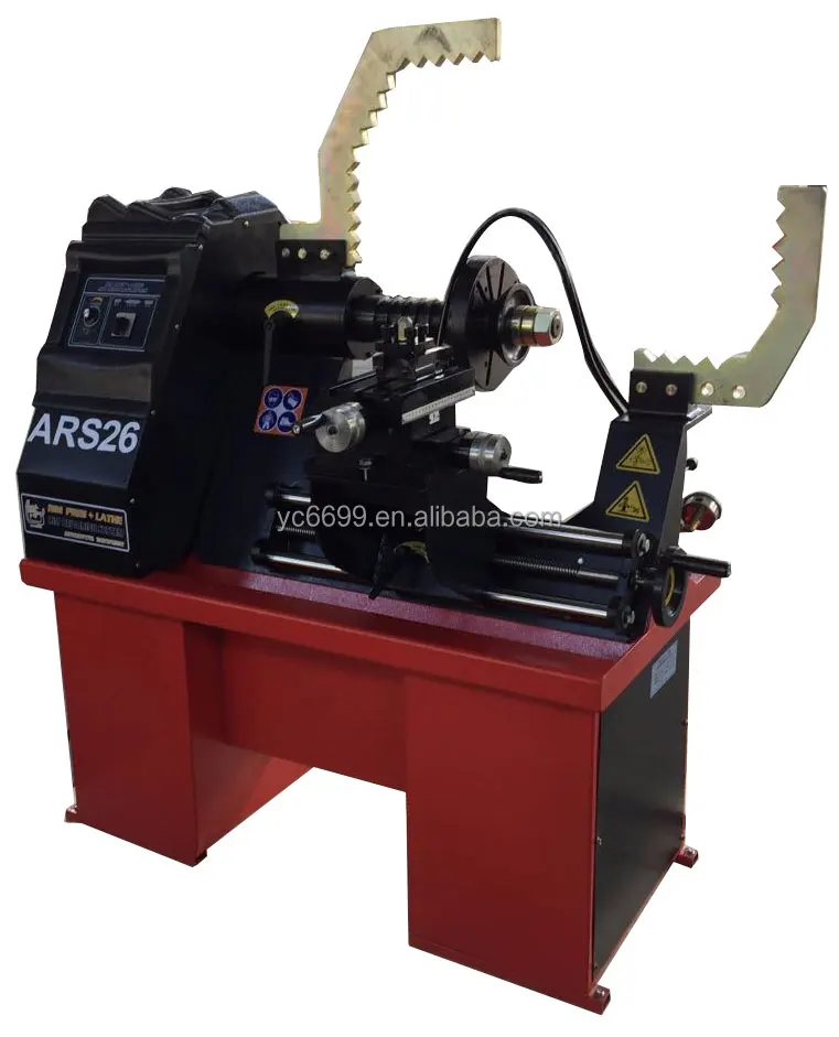 With Lathe  for alloy mag wheel repair equipment ARS26L Rim Straightening Machine