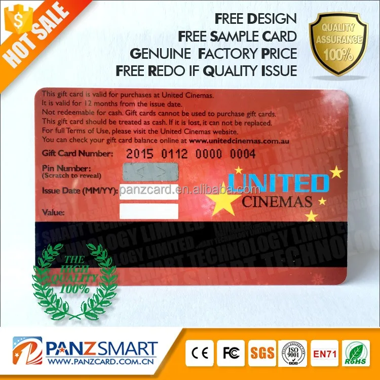 Custom CR80 Plastic gift card printing magnetic gift card with paper holder paper sleeve artpaper envelope for shopping