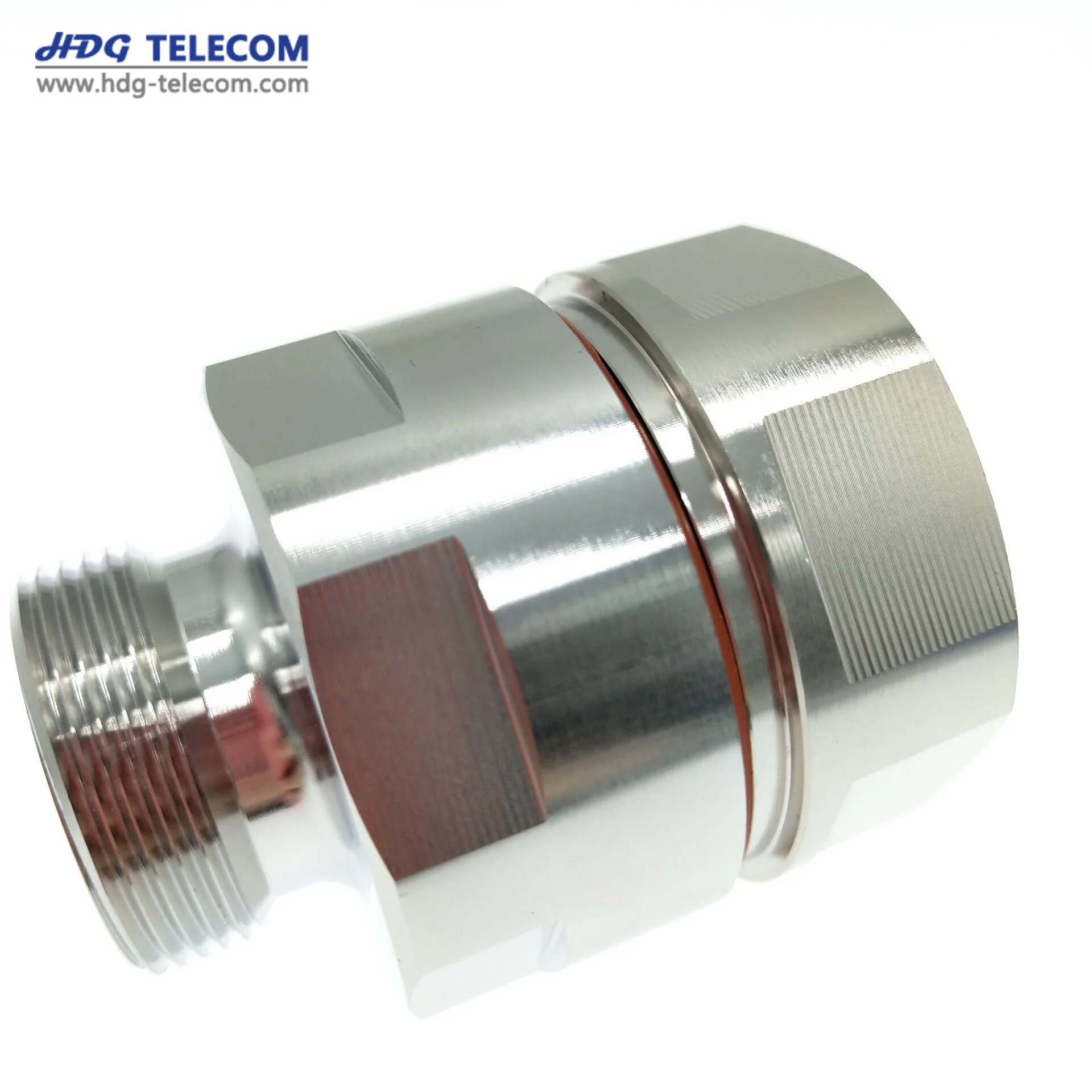 RF 7/16 DIN Female Connector For 1-1/4 Inch Coaxial Cable