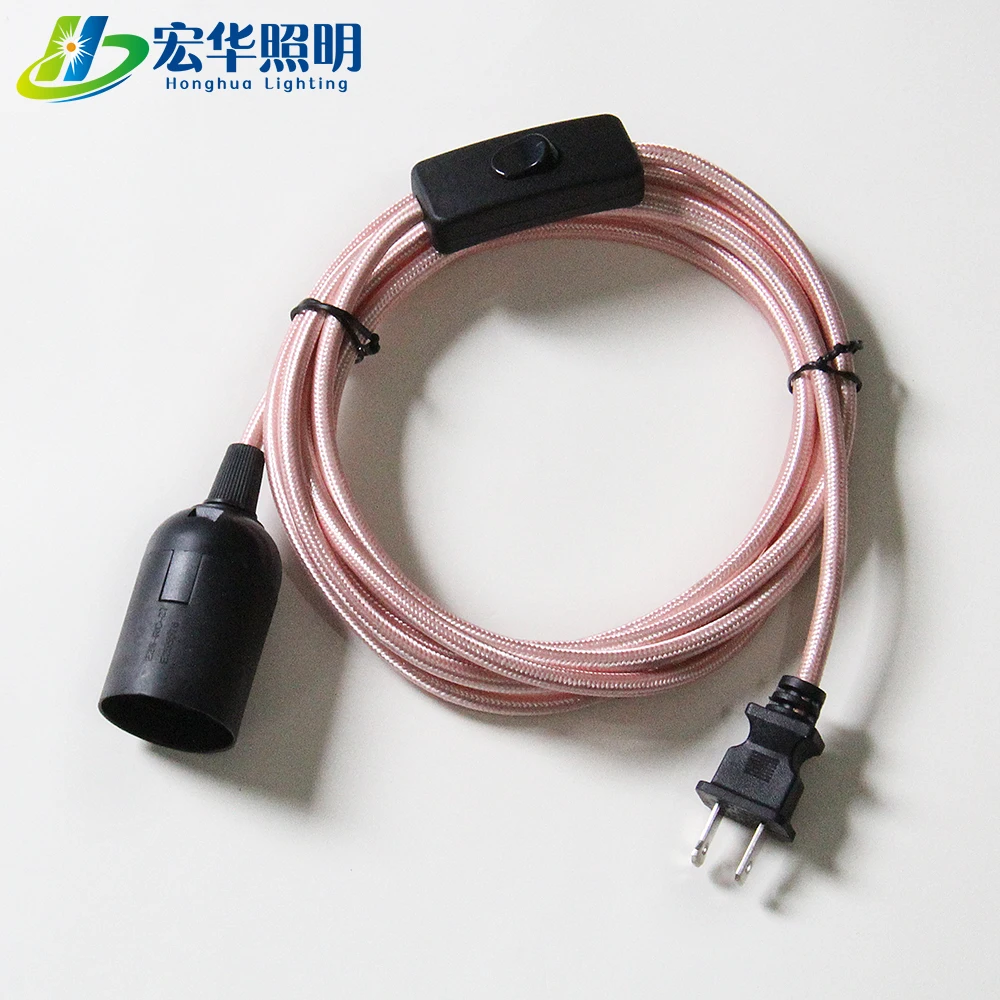 Retro Loft Holder Industrial Pendant Lighting Lamp Cord Set