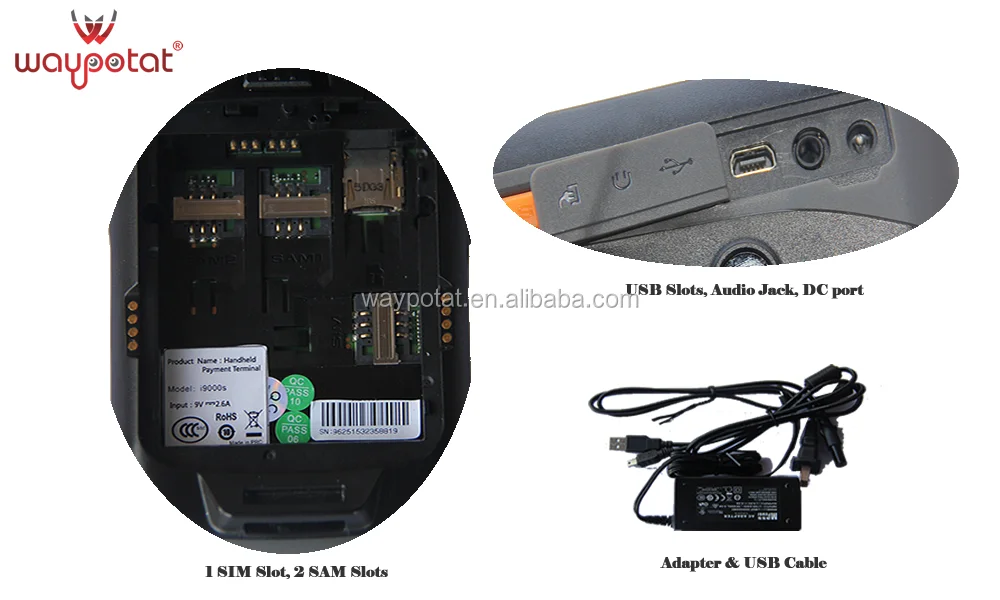 
waypotat gsm pos with 3G WCDMA 2D barcode SE4500 i9000s 