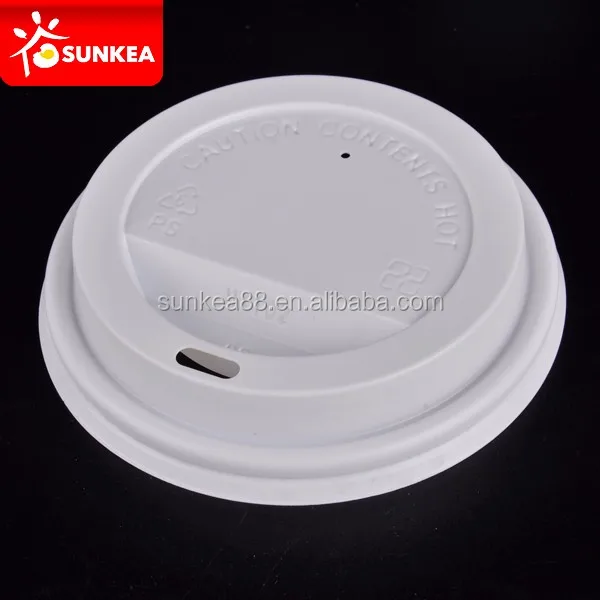 Disposable 40mm 70mm coffee paper cup black plastic lid