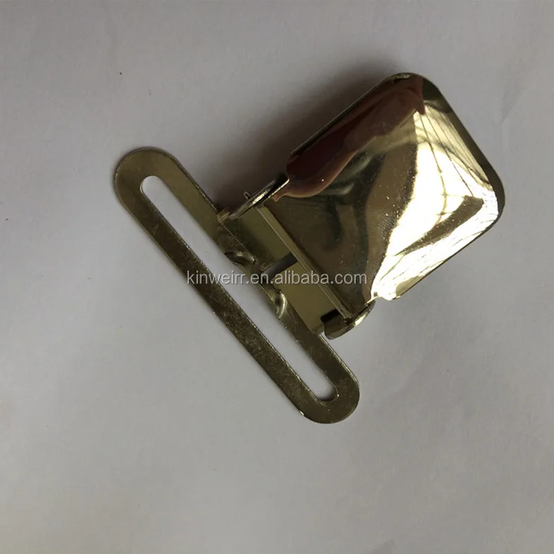 high quality garment suspender clip elastic band stainless garment silver round suspender clips for Suspender Belts