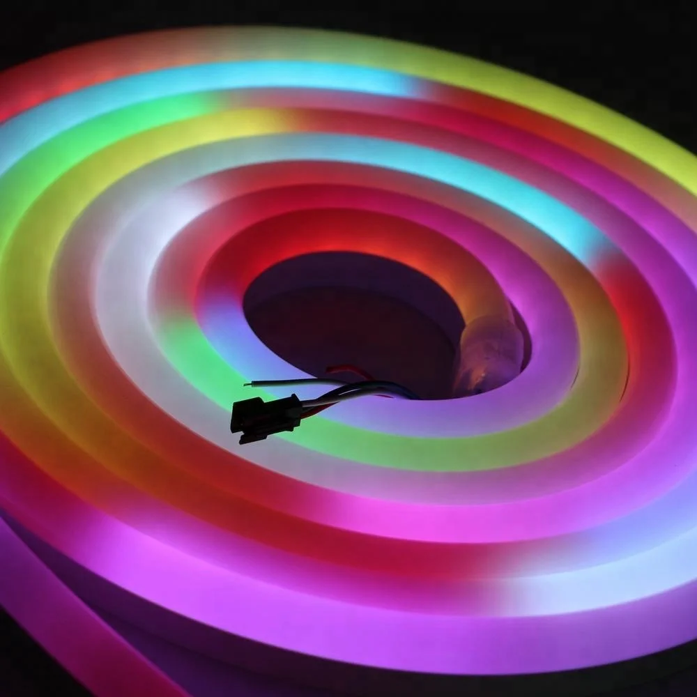 programmable SK6812 LED flexible neon tube light 60LEDs/M DC5V for rooms