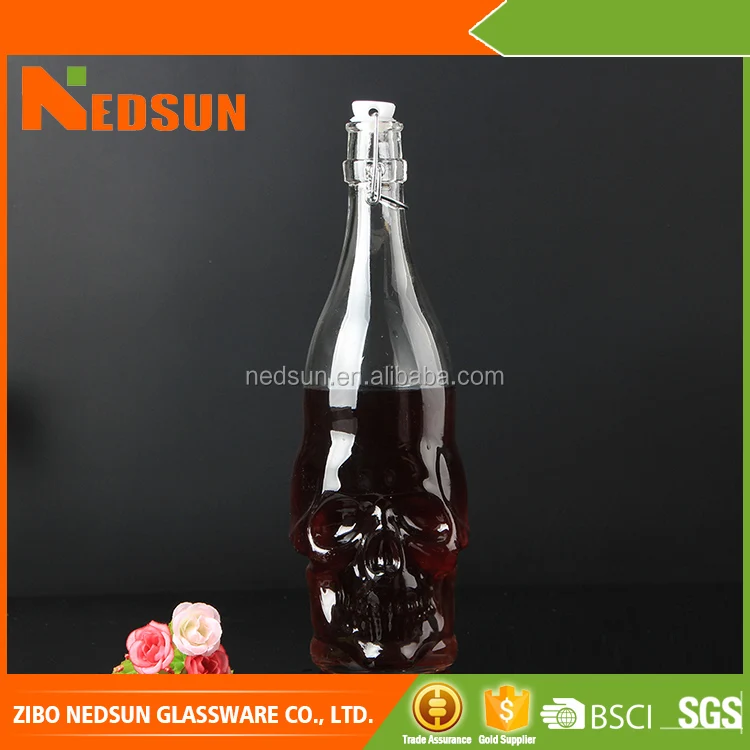 Лучшие продажи продуктов стекла 2017 1 литр ликера бутылку alibaba китай поставщиком оптовых