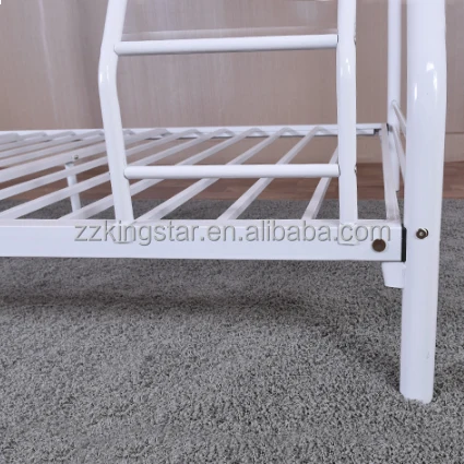 Factory price iron double decker bed frame cheap bunk bed for sale