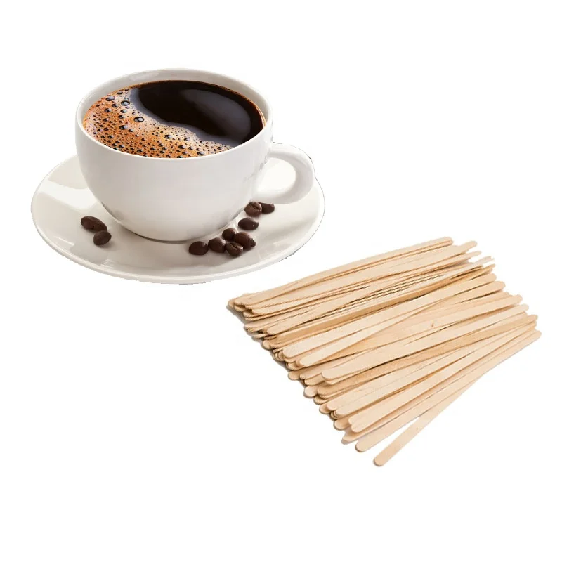 Wood Coffee Stirrers Stir Sticks for Tea and Hot or Cold Beverages
