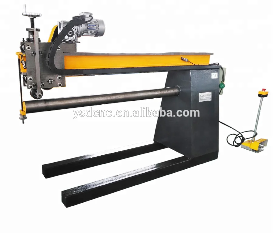 YSDCNC circular pipe ventilation HAVC round duct seam closer machine