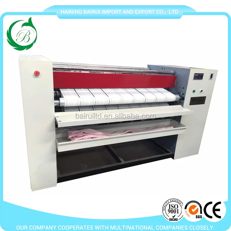Maquina automatic planca prenda para lavanderia