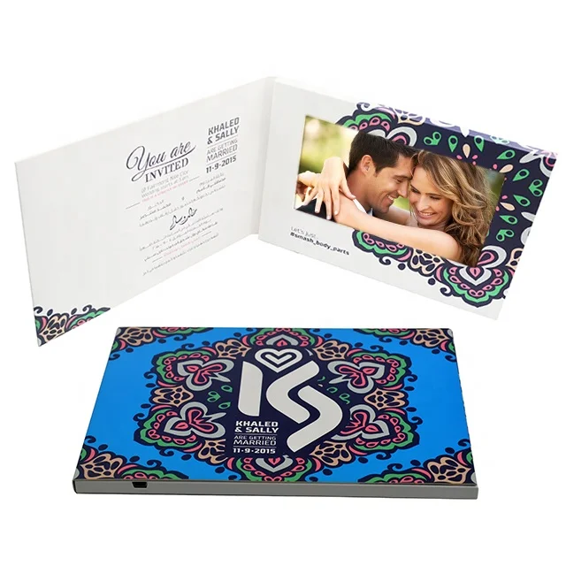 Светодиодная Свадебная пригласительная открытка роскошные свадебные приглашения 3d открытки