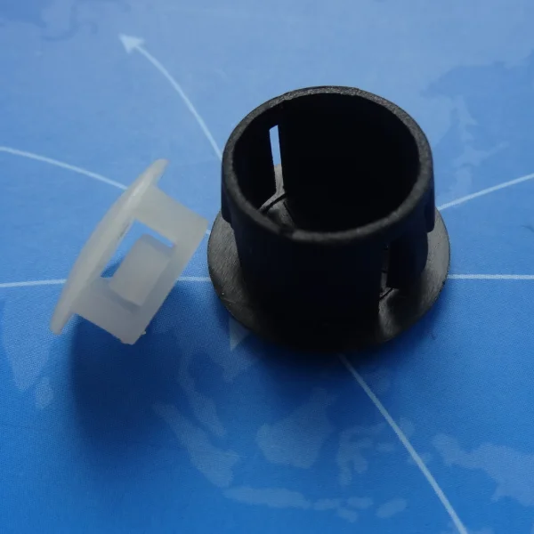 Black color Nylon plastic cable end cover hole plug