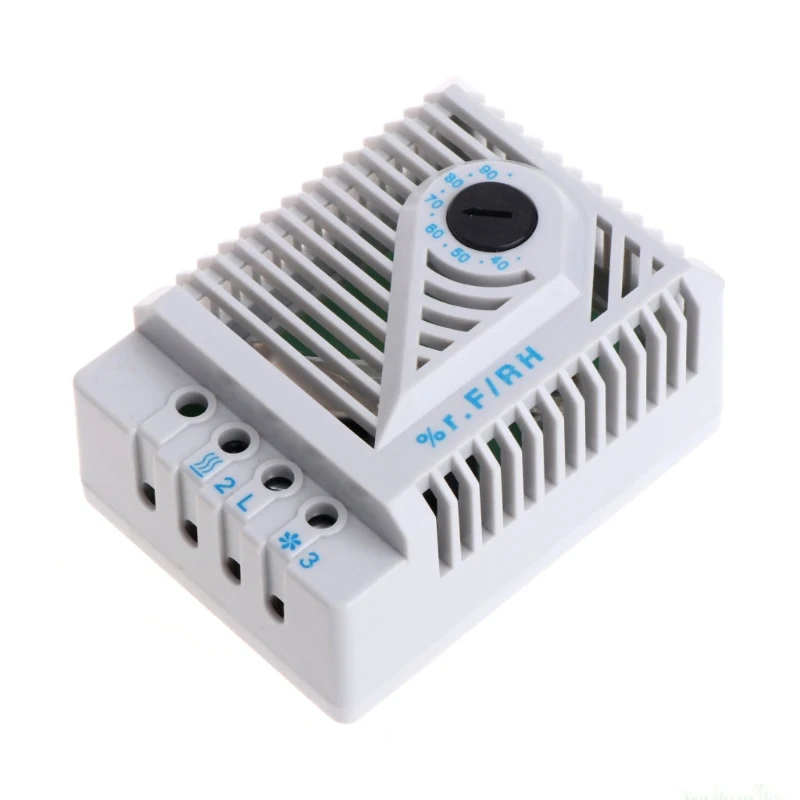 Mechanical Hygrostat Humidity Controller Connect Fan Heater for Cabinet MFR012, Hygrostat Humidity Regulator