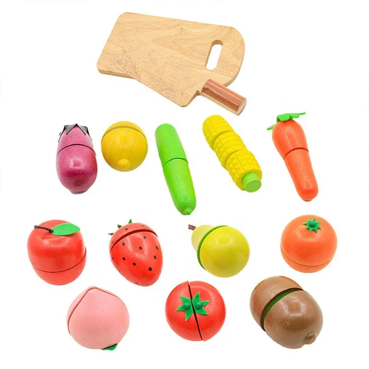 Factory Wholesale Pretend Play Kitchen Cutting Toy Set for Kids