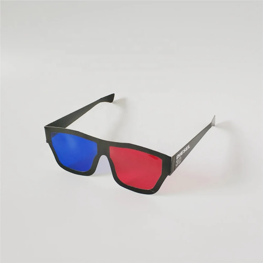 Customized Design and Shape Paper 3D Glasses