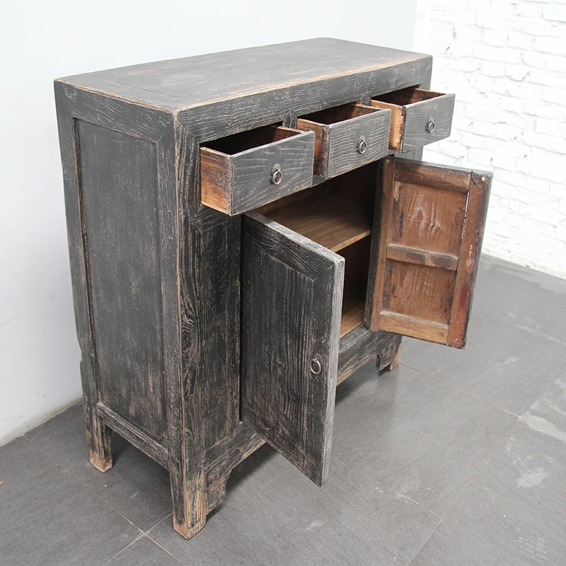 Chinese Antique Asian Furniture Recycle Wood Cabinet