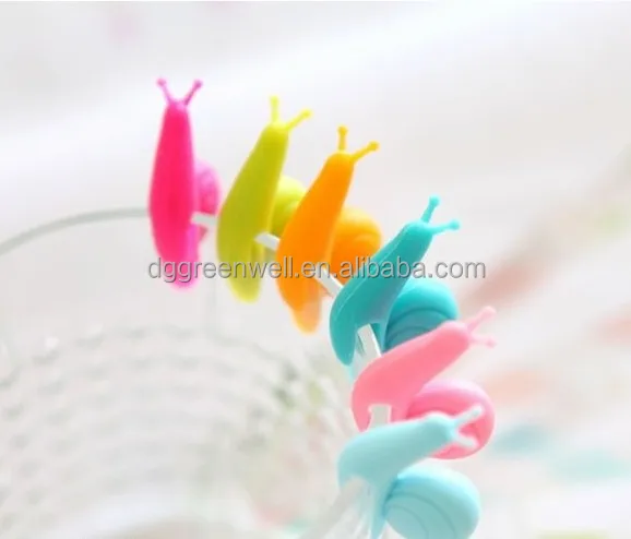 Snail Shape Clip Silicone Tea Cup Tea Bag Holder