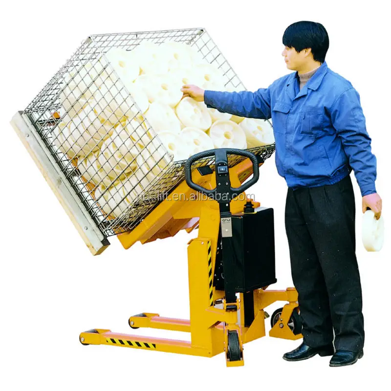 Electric and Manual Type Pallet Tilter 1000KG Capacity Tilt Master