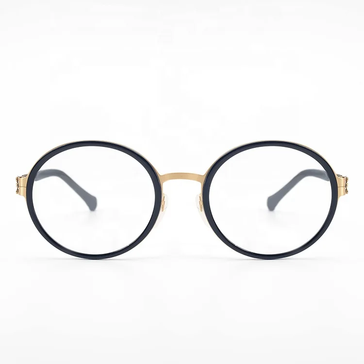 U-Top Eyewear Optic Vision Reading Glasses OEM ODM Frame Black Metal Eyewear XT-XH-(7)