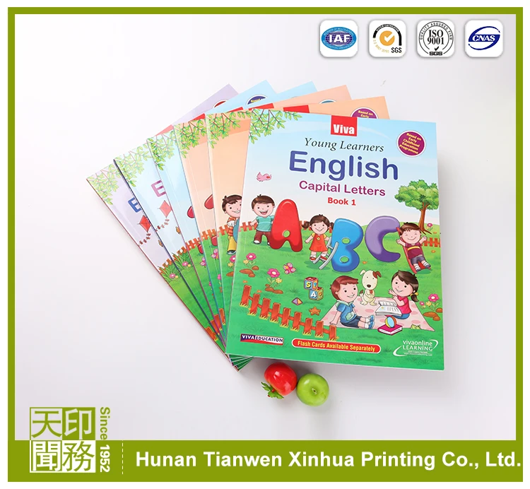 Customized English story books printing text books printing and kids story book printing