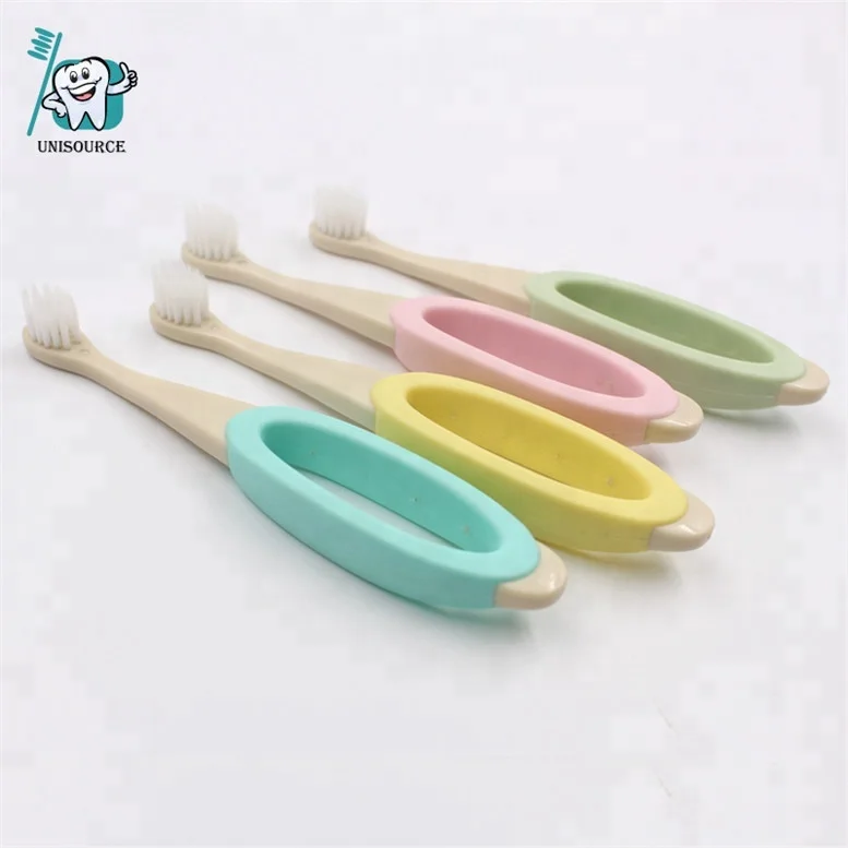
Cheap Hole Handle Cute Baby Toothbrush 