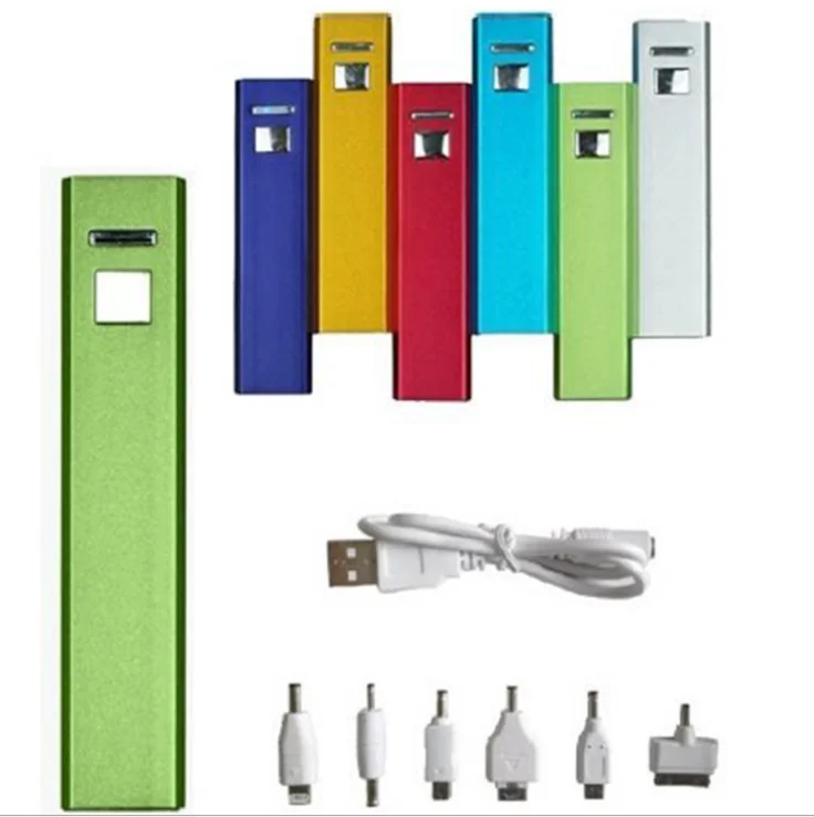 2600mAh Metal Tube Power Bank, OEM Customize Logo