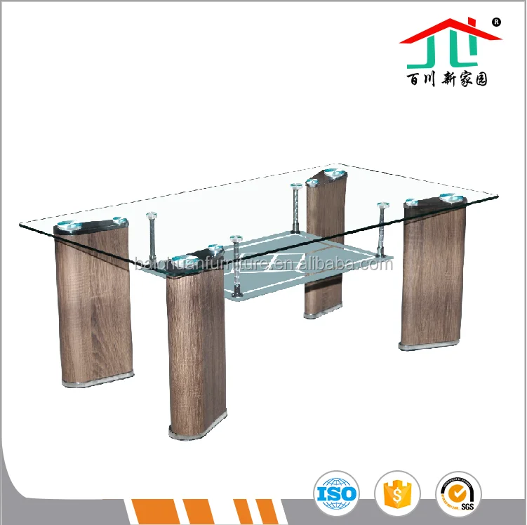 Современный дизайн Лидер продаж дешевые стеклянный журнальный столик