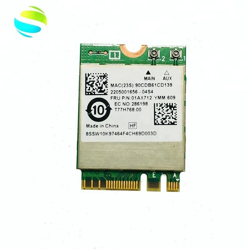 RTL8822BE FRU:01AX712 NGFF M.2 433 Мбит/с + Wi-Fi карта BT4.0 для Thinkpad L470 L570 S5-2ND-GEN T470 T570 X270 YOGA-370