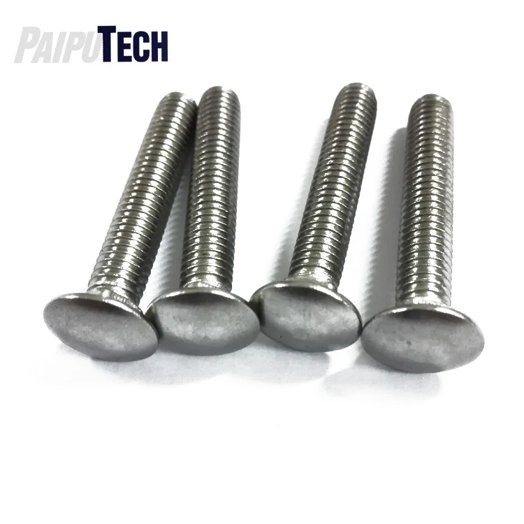 Stainless Steel DIN 603 Mushroom Head Square Neck Bolts (Carriage Bolts)