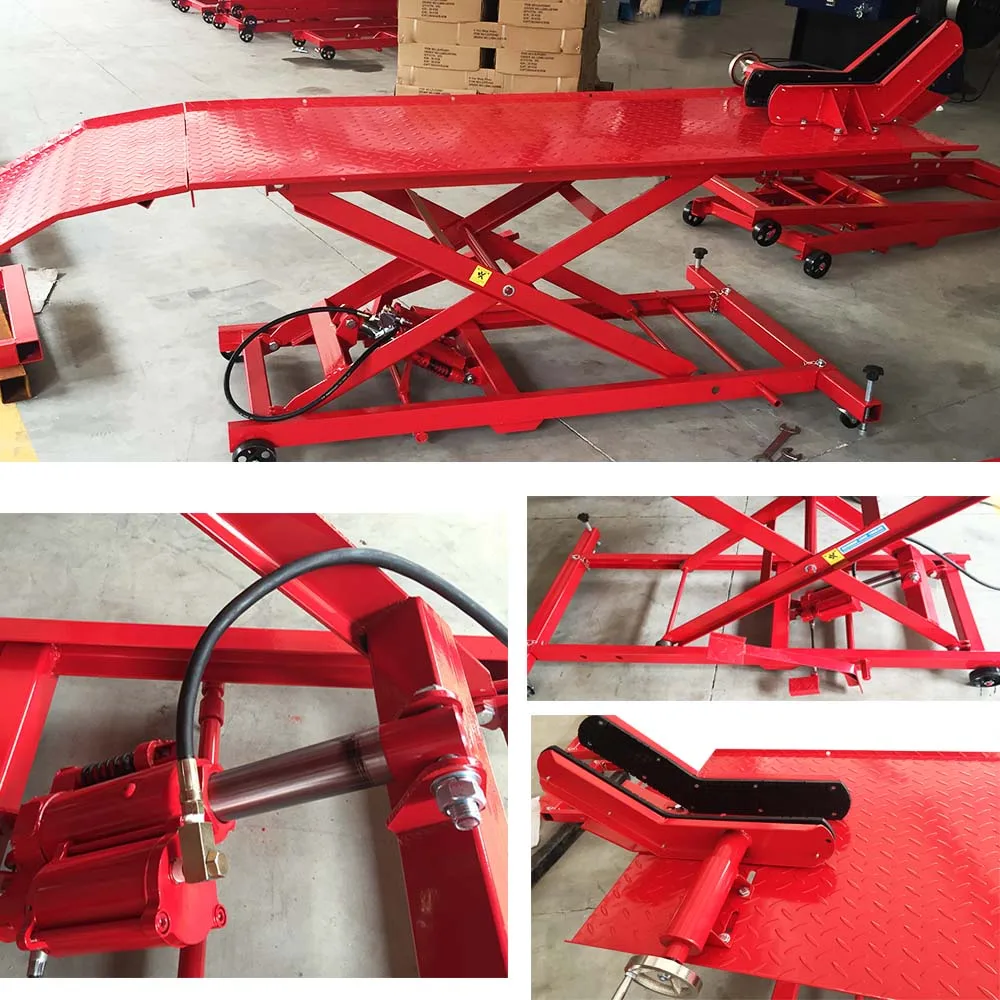 1500Lbs Air Motorcycle lift table, Hydraulic Motorcycle Lift
