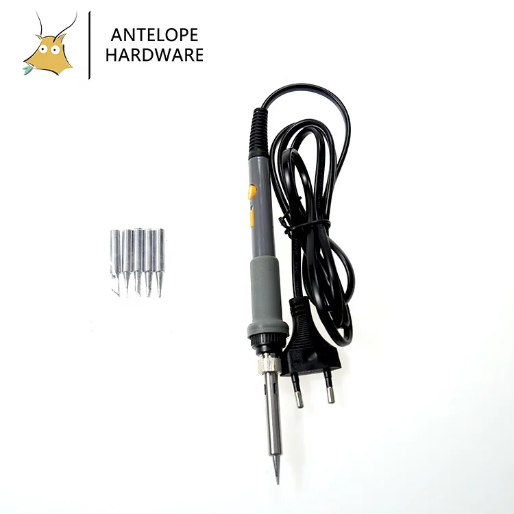 60W 110V 220V с регулируемой температурой переключатель 5 дополнительных жало паяльника управления электросварочными агрегатами паяльник