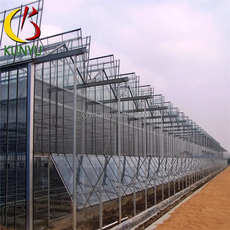 Sawtooth type glass greenhouse cost wood and glass greenhouse