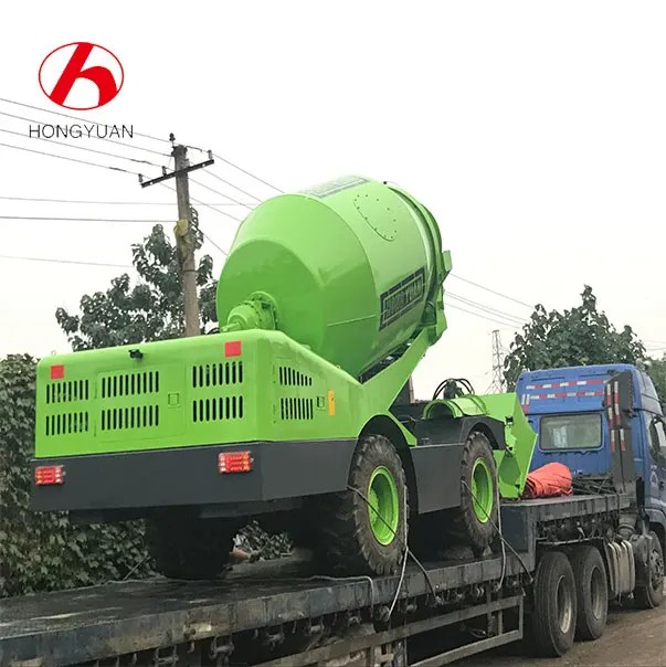 2018 Mini self loading concrete mixer truck with 4.0 capacity drum
