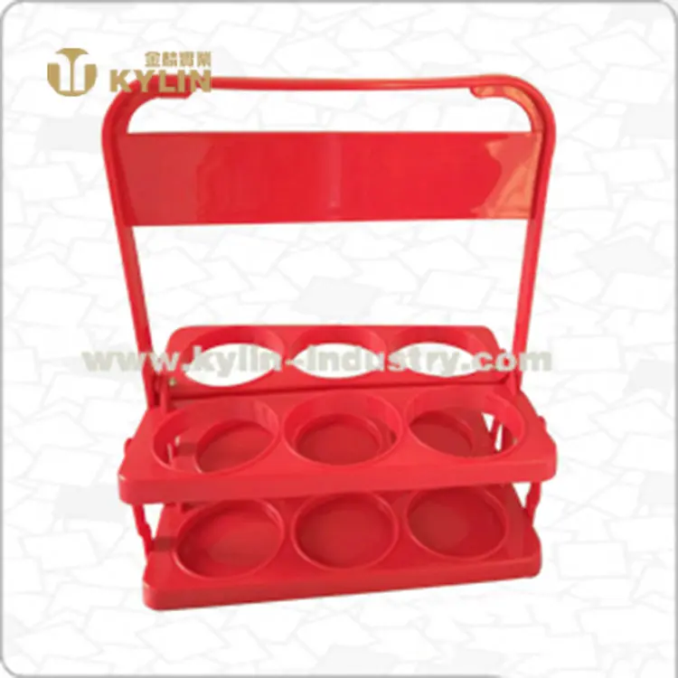 China cheap price light plastic wine beer foldable bottle holder