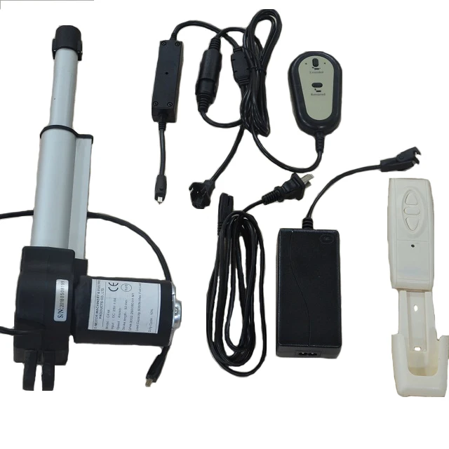 motorized electric ball screw linear actuator with dc motor with power supply