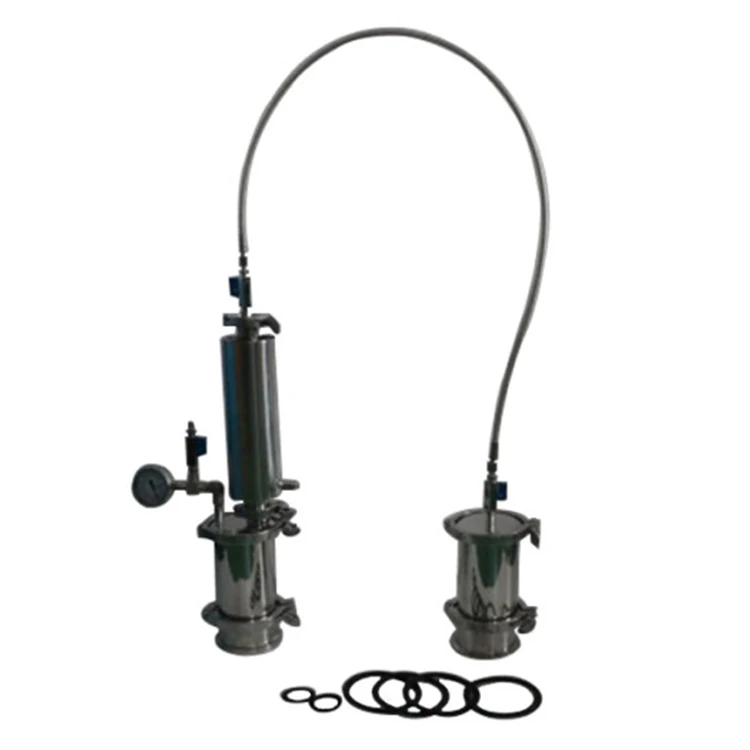 Экстрактор Бутана с замкнутым контуром 45 г, мини-экстрактор с замкнутым контуром 1,5 дюйма x 6 дюймов, колонна для сухого льда