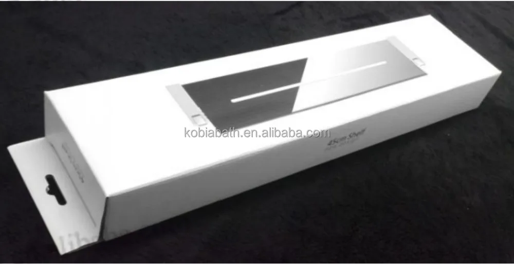 F3103WH high quality stainless steel chrome polished bathroom glass shelf with bracket