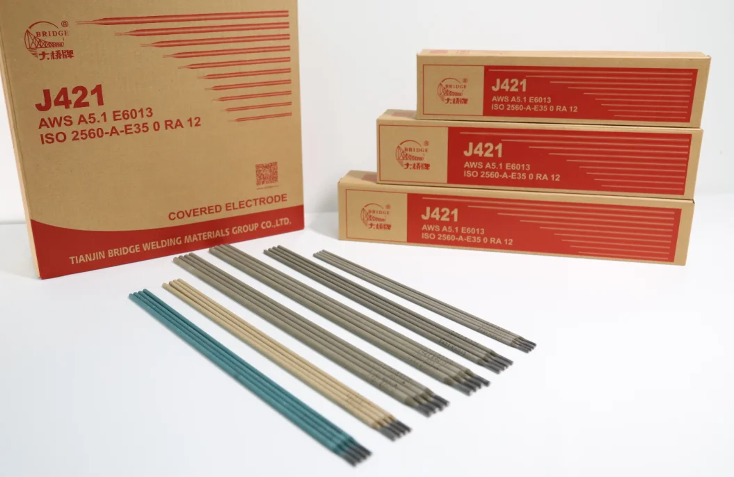 Горячая Распродажа AWS E6013 J421 & Stone BRIDGE электрод из углеродистой стали электрический сварочный электрод