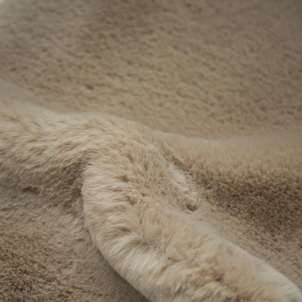 Best Selling  Printed Faux Fur Rabbit Fabric