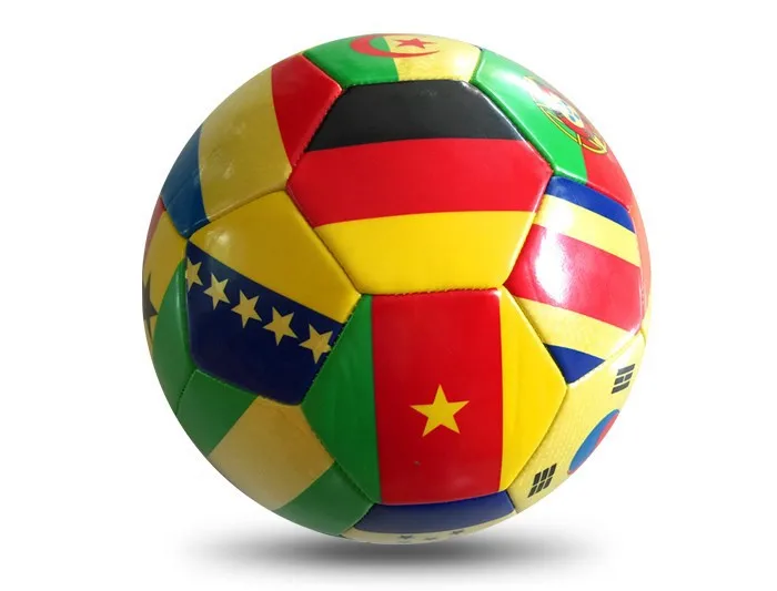 Different Size Training low price soccer ball,flags soccer ball pvc top quality