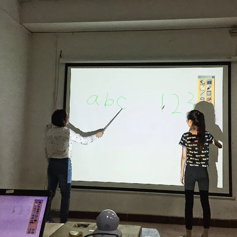 Portable ir interactive electronic whiteboard touch screen white board for education