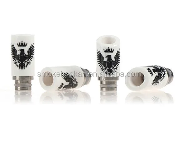 The most popular and fashion Eagle ceramic drip tip/ wide bore drip tip in stock
